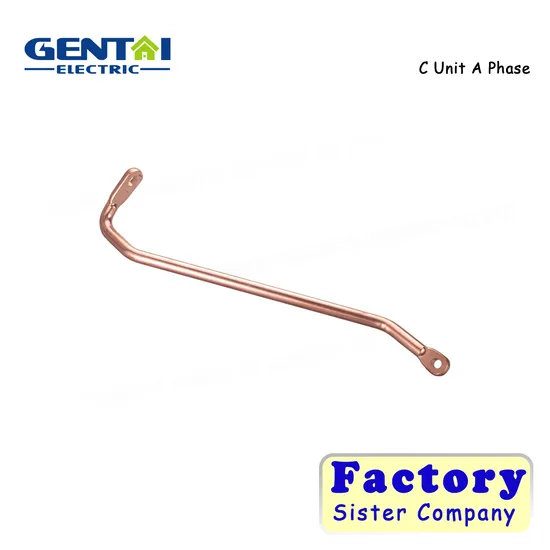 Customized 3D Round Copper Bus Bar for Load Switch Breaker Cabinet