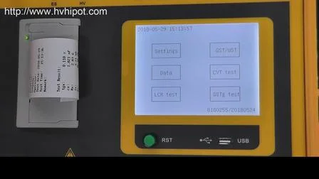 Capacitance and Dissipation Factor Tester Tan Delta Tester for Transformer GD6800